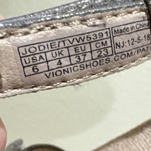 Vionic Jodie Sandal Pewter Sandals silver size 6 - Picture 6 of 6